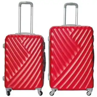 Linio Set 2 maletas viaje rígidas abs 27 y 23 pulgadas 4 ruedas oferta