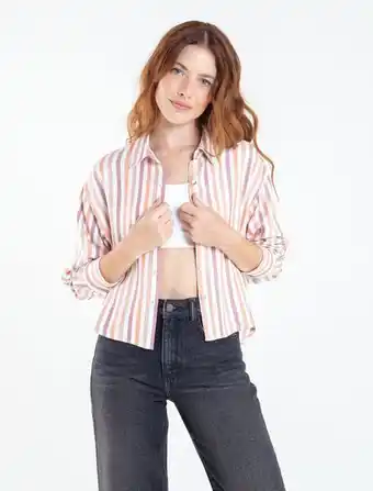 Naf Naf Camisa con ruedo asimétrico oferta