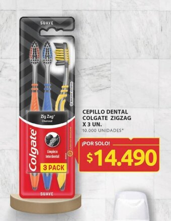 Ara CEPILLO DENTAL COLGATE ZIGZAG X 3 UN. oferta