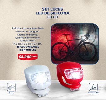 Tiendas D1 SET LUCES LED DE SILICONA 20.09 oferta