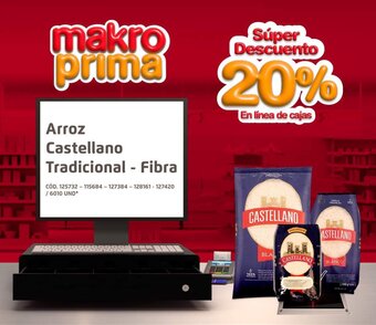 Makro Arroz Castellano Tradicional - Fibra oferta