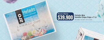 Makro Helado Aro Vainilla Chips Caja x 7 Lt oferta