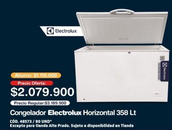 Makro Congelador Electrolux Horizontal 358 Lt oferta
