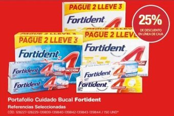 Makro Portafolio Cuidado Bucal Fortident Referencias Seleccionadas oferta