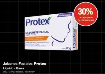 Makro Jabones Faciales Protex Líquido - Barra oferta