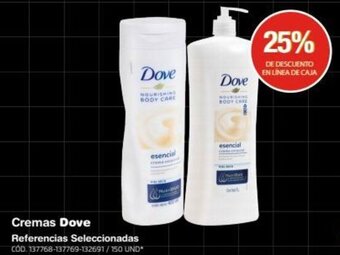 Makro Cremas Dove Referencias Seleccionadas oferta