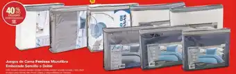 Makro Juegos de Cama Fenissa Microfibra Embozado Sencillo o Doble oferta