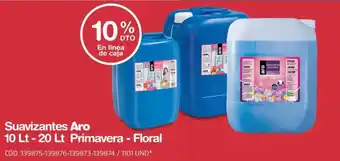 Makro Suavizantes Aro 10 lt - 20 lt Primavera - Floral oferta