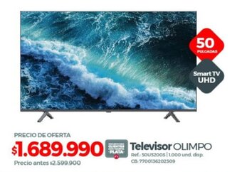 Olímpica Televisor OLIMPO oferta