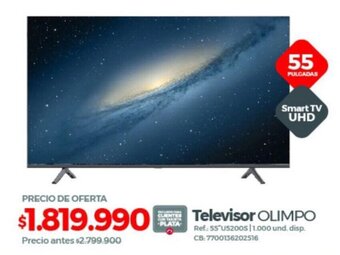 Olímpica Televisor OLIMPO oferta