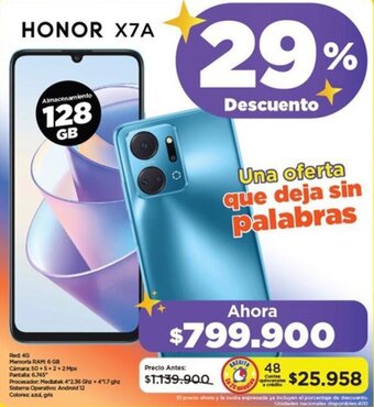Alkomprar Honor X7A 128GB oferta