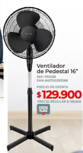 Olímpica Ventilador de Pedestal 16" oferta