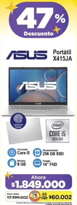 Alkomprar Asus Portátil X415JA oferta