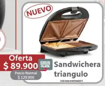 Sandwichera triangulo