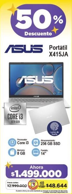 Alkomprar ASUS Portátil X415JA oferta