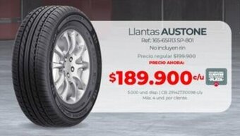 Olímpica Llantas AUSTONE oferta