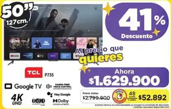 Alkomprar TCL Google TV 50" oferta