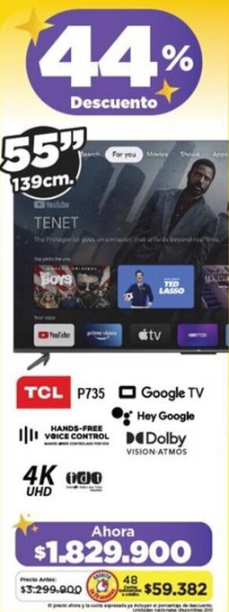 Alkomprar TCL Google TV oferta