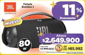 Alkomprar JBL Parlante Boombox 3 oferta