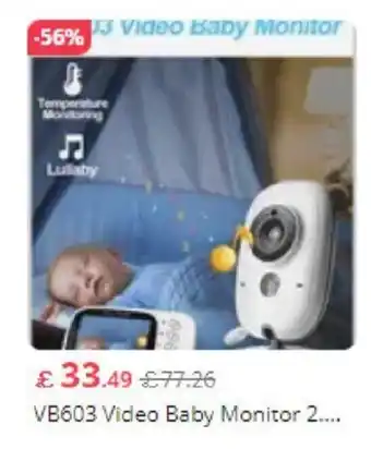 VB603 Video Baby Monitor 2....