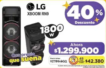 Alkomprar LG XBOOM RN9 oferta