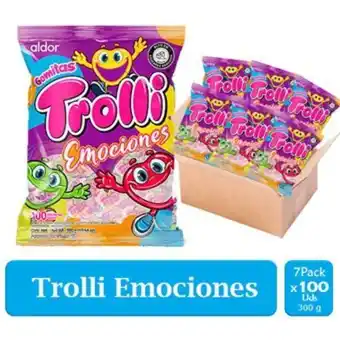 Linio Gomas dulces trolli emociones 7 paquetes 300g x100 uds oferta