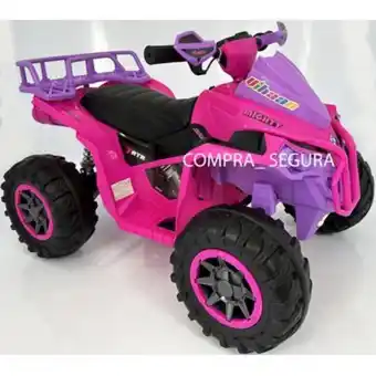 Cuatrimoto moto bmw 1 a 7 año ctrol vapor llan caucho bluetooth - rosa