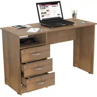 Linio Escritorio 76x120x50 inval es4103 amareto oferta