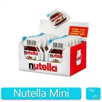 Linio Nutella crema de avellanas x 12 unidades 15gr ferrero oferta