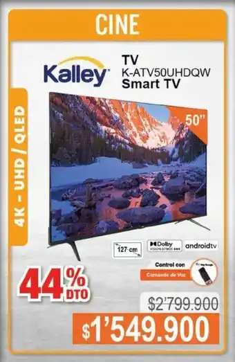 Alkosto Kalley Smart TV K-ATV50UHDQW oferta