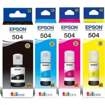 Linio Tinta epson 504 original kit 4 colores l4150 l416 l616 l6171 l6192 oferta