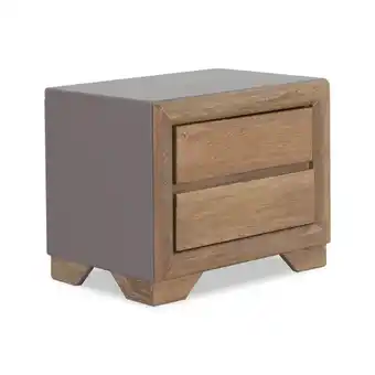 Muebles Jamar Mesa de noche marbella juvenil natural, taupe oferta