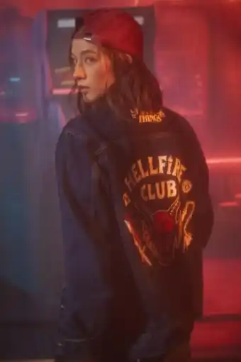 Koaj Chaqueta de jean stranger things oferta