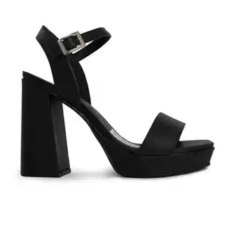 Mussi Sandalia tacon plataforma de cuero taja oferta