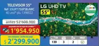 Colsubsidio TELEVISOR 55" LG UHD TV oferta