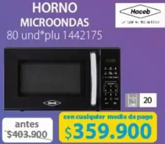 Colsubsidio HORNO MICROONDAS 80 und*plu 1442175 oferta
