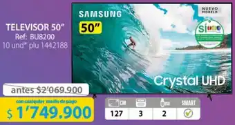 Colsubsidio SAMSUNG TELEVISOR 50" Ref: BU8200 10 und* plu 1442188 oferta