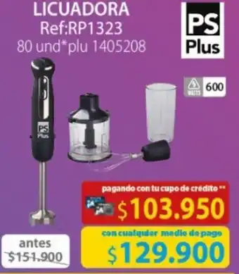 Colsubsidio LICUADORA Ref:RP1323 80 und*plu 1405208 oferta