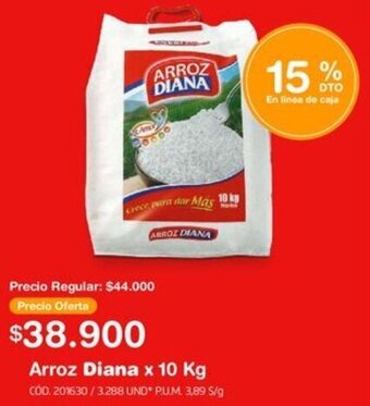Makro Arroz Diana x 10 Kg oferta