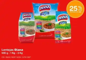 Makro Lentejas Diana 500 g - 1 Kg - 3 Kg oferta