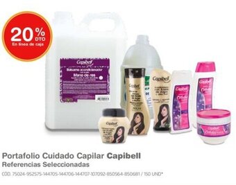 Makro Portafolio Cuidado Capilar Capibell oferta