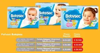 Makro Pañales Babysec oferta