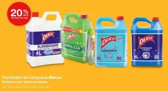 Makro Portafolio de Limpieza Dersa Referencias Seleccionadas oferta