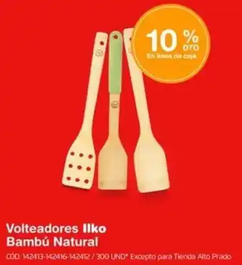 Makro Volteadores Ilko Bambú Natural oferta