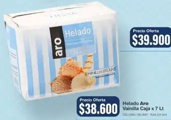 Makro Helado Aro Vainilla Caja x 7 Lt oferta