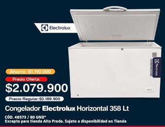 Makro Congelador Electrolux Horizontal 358 Lt oferta