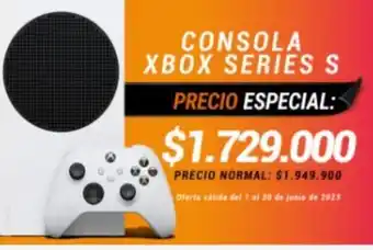 Panamericana CONSOLA XBOX SERIES S oferta