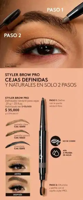 Ésika STYLER BROW PRO Delineador retráctil para cejas 25 g/.03 fl.oz. oferta