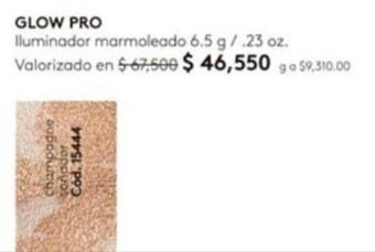 Ésika GLOW PRO lluminador marmoleado 6.5 g/ .23 oz. oferta
