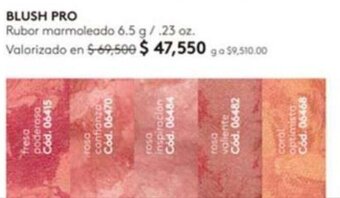 Ésika BLUSH PRO Rubor marmoleado 6.5 g/.23 oz. oferta
